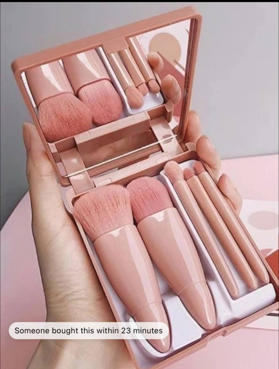 sheglam travel brush set