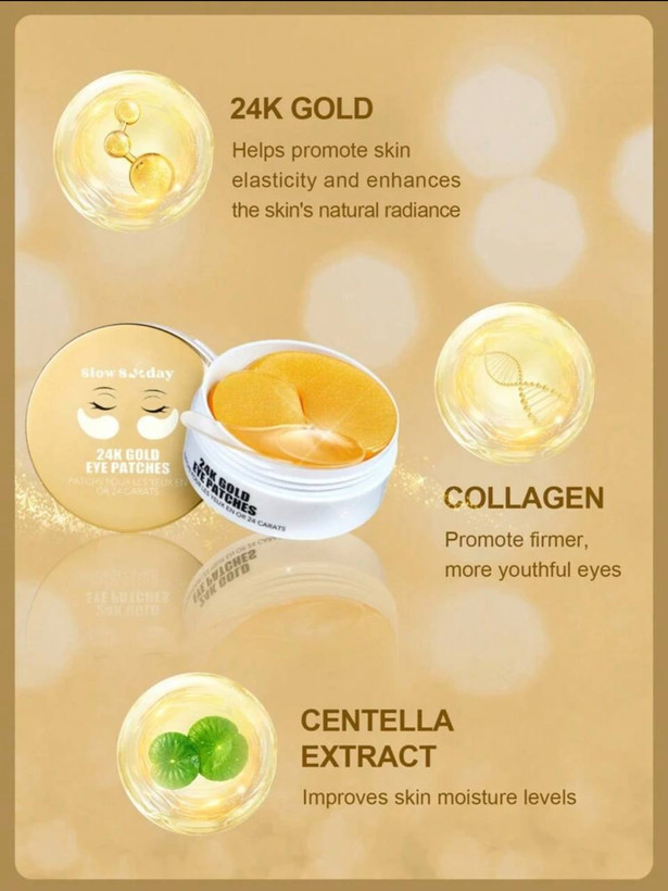 under collagen patches