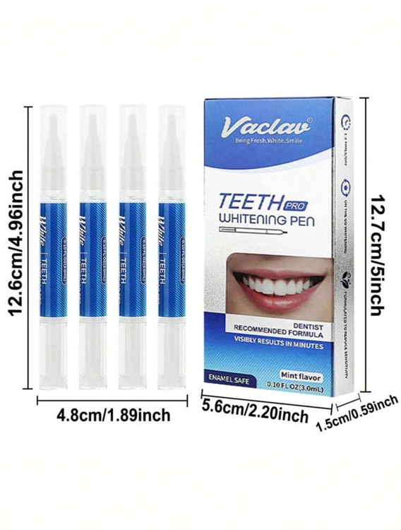 natural mint painless whitening teeth