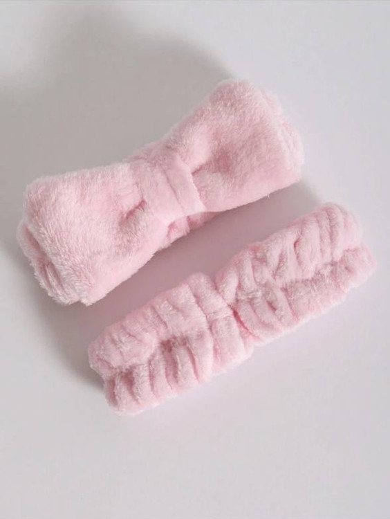 Facial headband and wristband