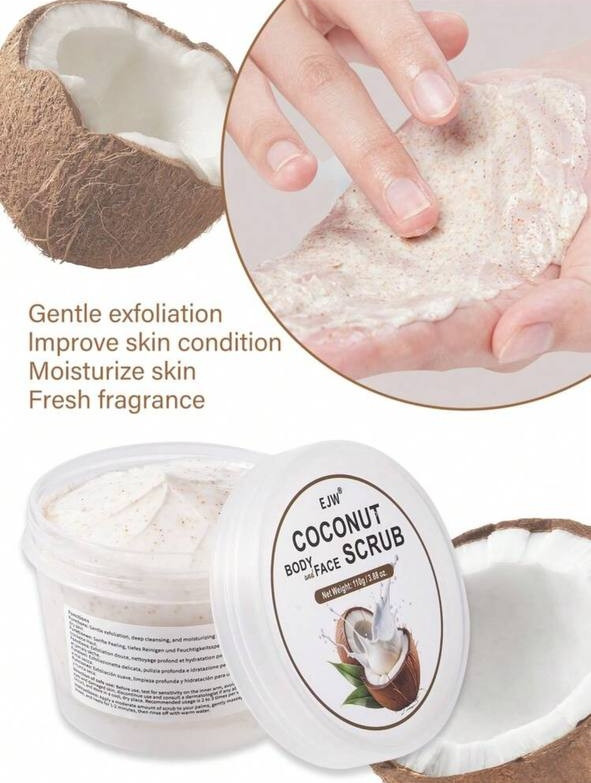 EJW Face & body coconut scrub