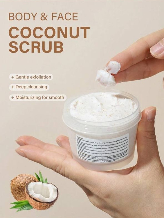 EJW Face & body coconut scrub