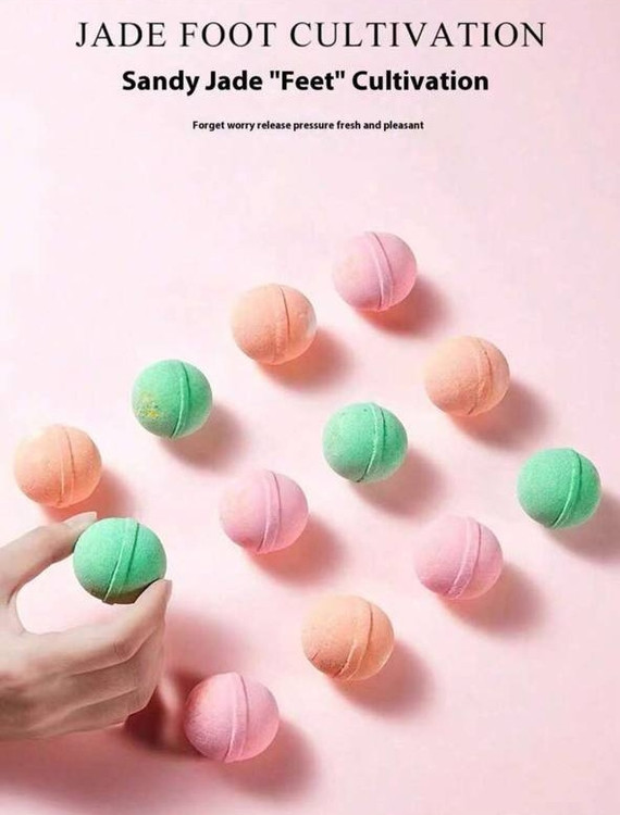Foot soap bath bomb