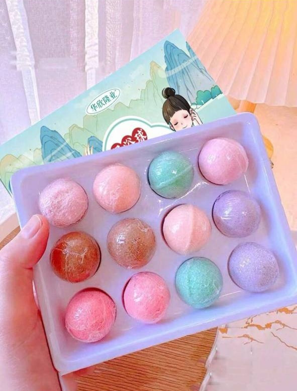 Foot soap bath bomb