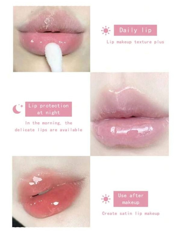 lip oil and lip mask care set