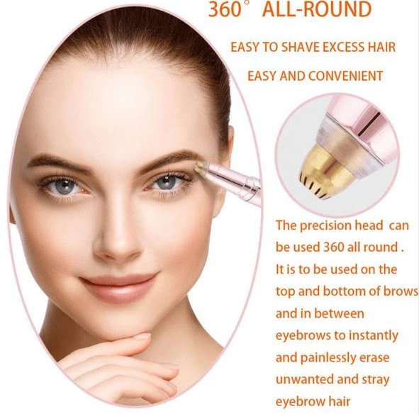 Electric eyebrow trimmer