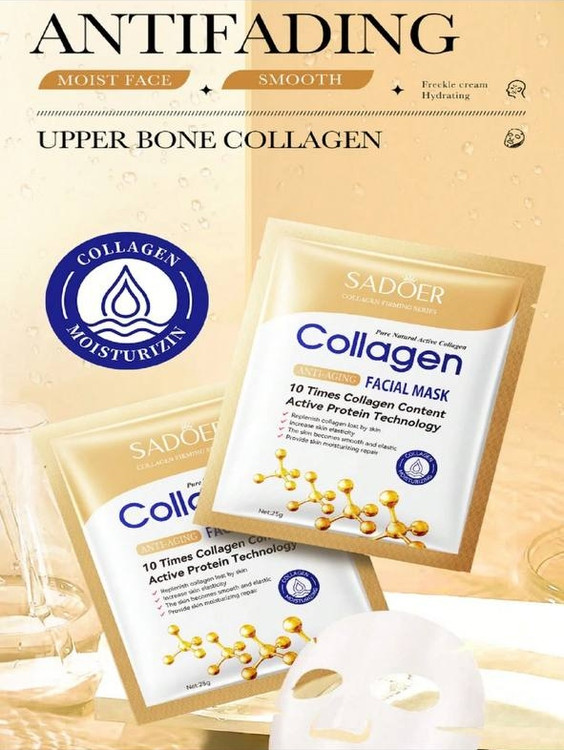 Collagen face mask