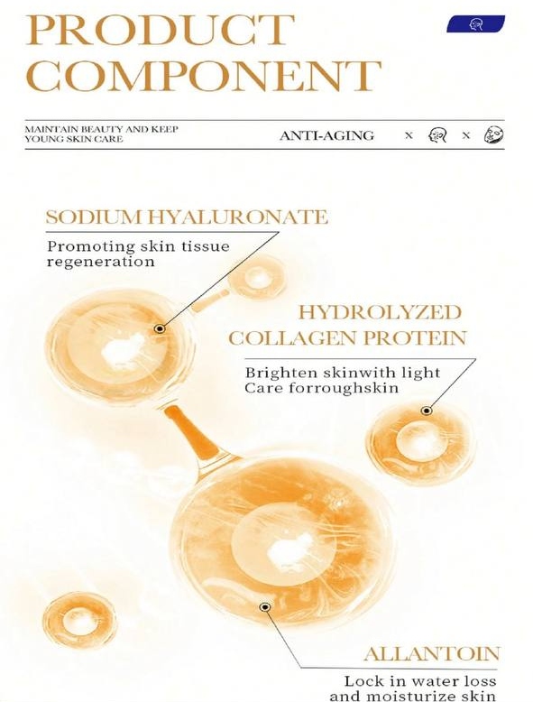 Collagen face mask