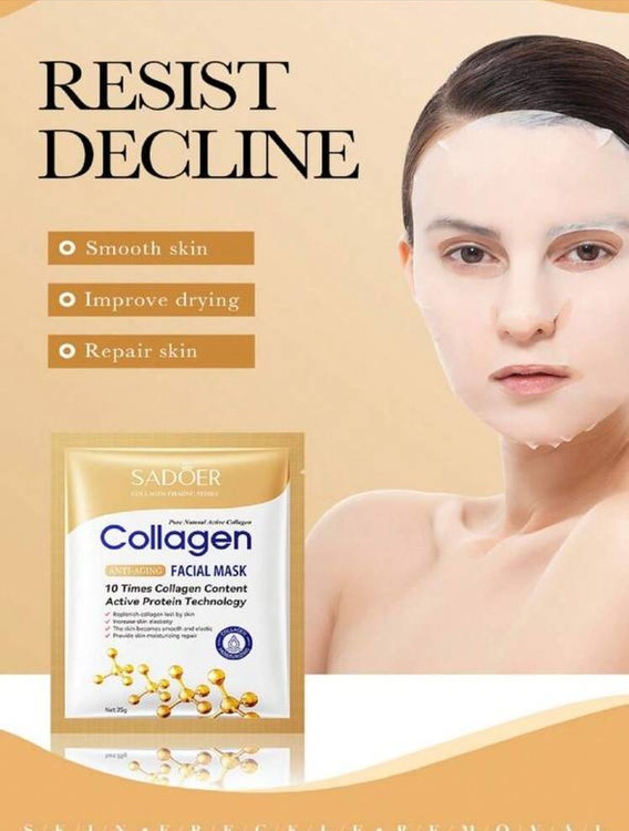 Collagen face mask