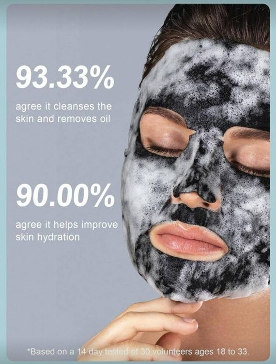 Slow 8 Day Deep Cleansing Mask – Charcoal Bubbling