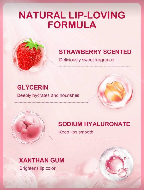 Strawberry Moisturizing Lip Mask