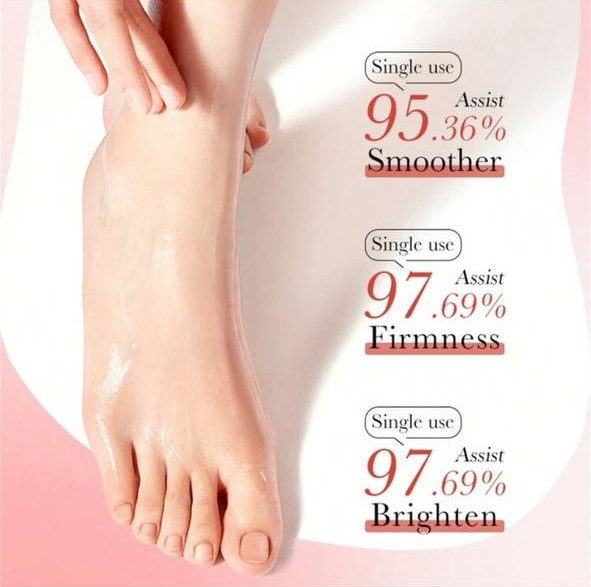 SADOER Papaya shine Nicotinamide Foot Mask (Moisturizing Brighten Multi-effect Repair)