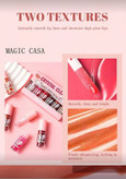 MAGIC CASA Lip Gloss Set (CRYSTAL CLEAR - Lustrous, Smooth, and Fade Lip)