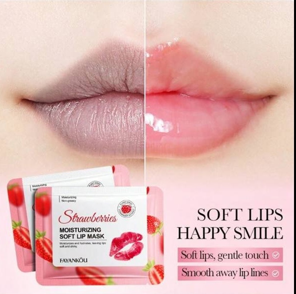 FAYANKOU Strawberries Moisturizing Soft Lip MFAYANKOU Strawberries Moisturizing Soft Lip Mask