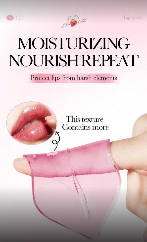 FAYANKOU Strawberries Moisturizing Soft Lip MFAYANKOU Strawberries Moisturizing Soft Lip Mask