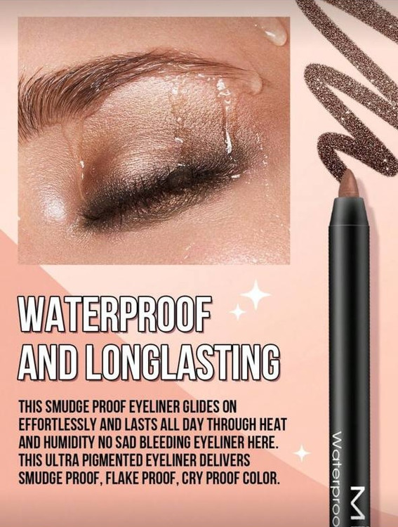 MISSLYN Waterproof Color Liner / Waterproof And Longlasting Eyeliner