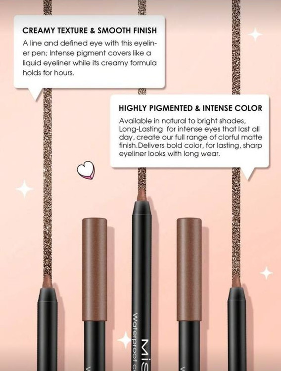 MISSLYN Waterproof Color Liner / Waterproof And Longlasting Eyeliner