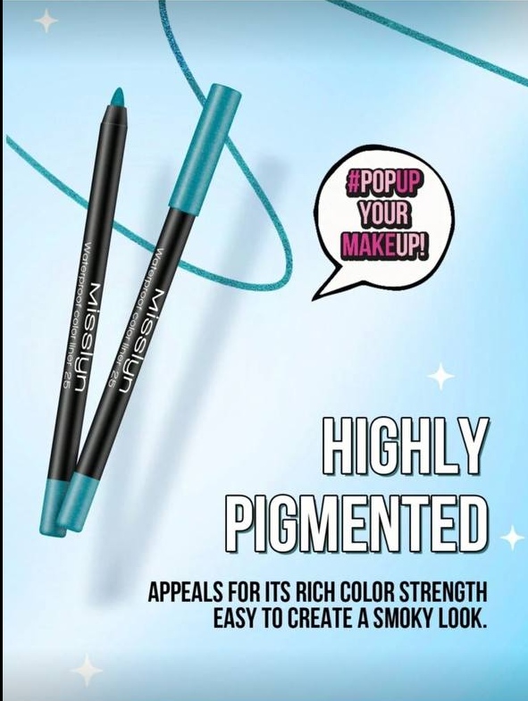 MISSLYN Waterproof Color Liner / Waterproof And Longlasting Eyeliner