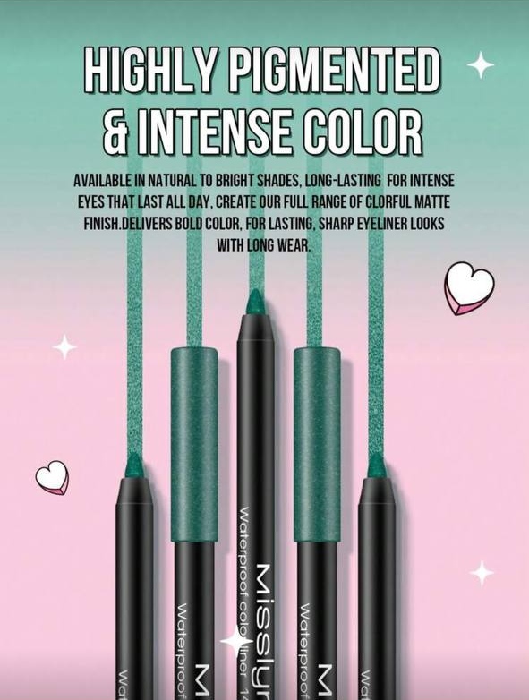 MISSLYN Waterproof Color Liner / Waterproof And Longlasting Eyeliner
