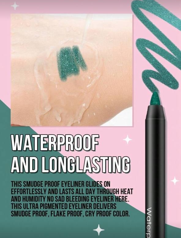 MISSLYN Waterproof Color Liner / Waterproof And Longlasting Eyeliner
