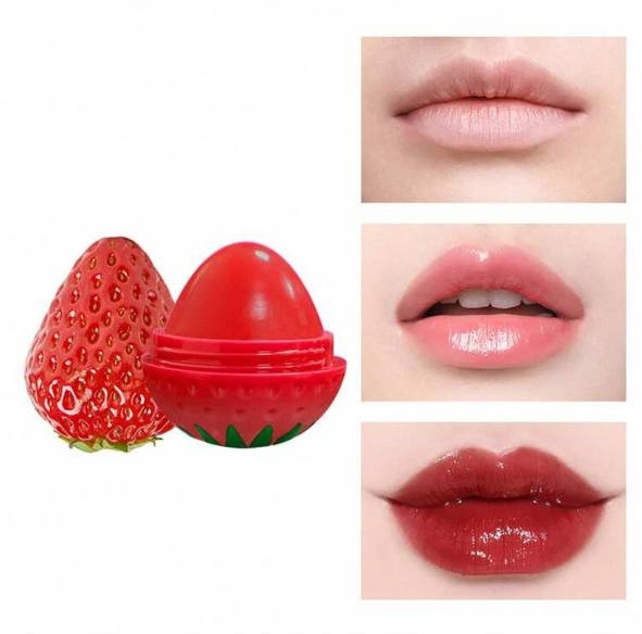 Fruit-Shaped Lip Balm (e.g., Strawberry, Peach)