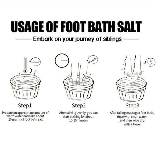 Foot Bath Salt (Rose Flavor)