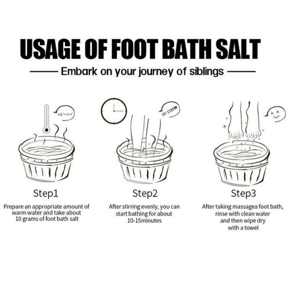 Foot Bath Salt (Rose Flavor)
