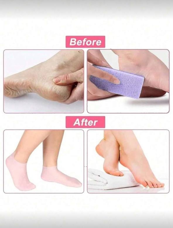 Silicone Moisturizing Socks / Silicone Foot Cover