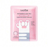 SADOER Niacinamide & Goat Milk Whitening Hand Mask