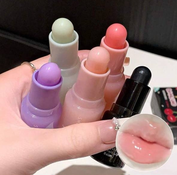 Crystal Fruity Lip Balm / Jelly Fruit-Feeling Lip Gloss