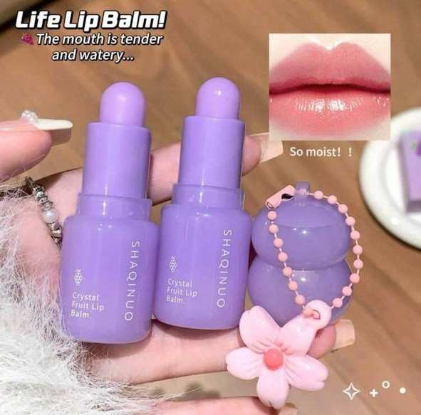 Crystal Fruity Lip Balm / Jelly Fruit-Feeling Lip Gloss